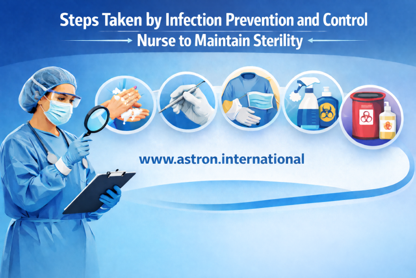 Steps Taken by Infection Prevention and Control Nurse to Maintain Sterility
